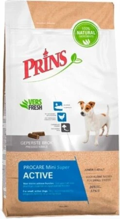 Prins Procare Super Active Mini - Hondenvoer - 3 Kg -Dieren Product Winkel 657x1200 4