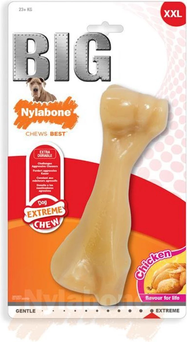 Nylabone Harde Bijters Kluif - Kip - Voor Honden Tot 15 Kg 10 Nylabone Harde Bijters Kluif - Kip - Voor Honden Tot 15 Kg - Afbeelding 10