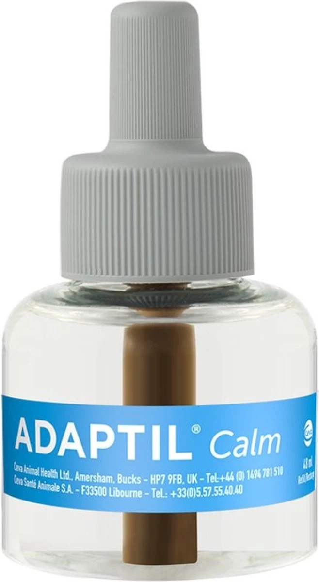 Adaptil Calm Navulling - 48 Ml - Anti-stress Hond - 1 Navulling Voor Adaptil Calm Verdamper 5 Adaptil Calm Navulling - 48 Ml - Anti-stress Hond - 1 Navulling Voor Adaptil Calm Verdamper - Afbeelding 5