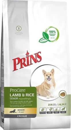 Prins ProCare Croque Lam & Rijst Senior 10 Kg - Hond -Dieren Product Winkel 659x1200 4