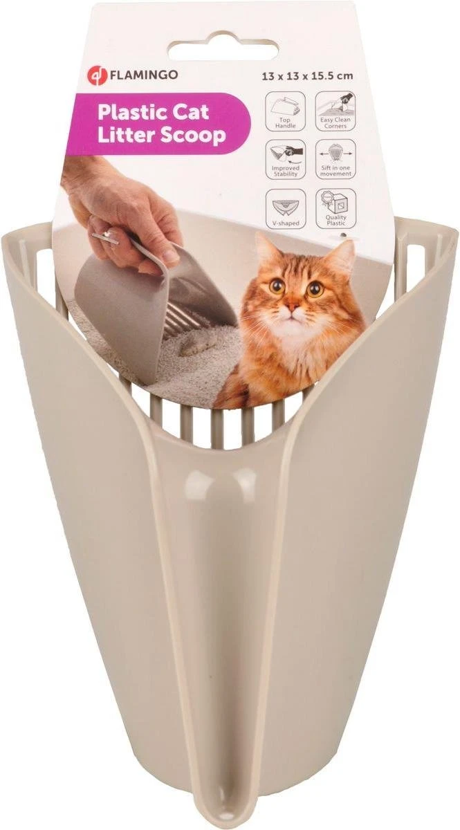 Flamingo - Kattenbakschep Cup - 13.5 X 11 X 16 Cm 5 Flamingo - Kattenbakschep Cup - 13.5 X 11 X 16 Cm - Afbeelding 5