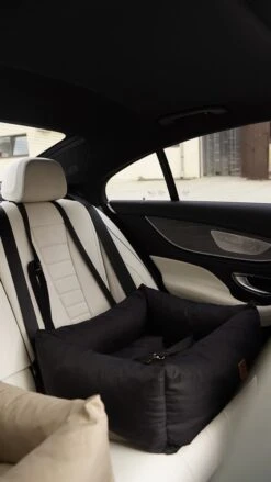 Julian Car Seat Size: S, Color: Black, Material: Codura -Dieren Product Winkel 675x1200 5