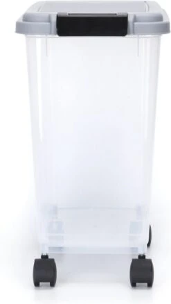 Nobleza Voercontainer - 20L - 7.2KG - Voedselcontainer Hond- Opslagcontainer - Zwenkwielen - Transparant 12 Nobleza Voercontainer - 20L - 7.2KG - Voedselcontainer Hond- Opslagcontainer - Zwenkwielen - Transparant -Dieren Product Winkel 677x1200 1