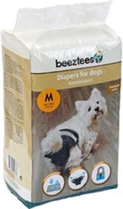 Beeztees - Hondenluier - Zwart - M - 12ST -Dieren Product Winkel 706x1200 2