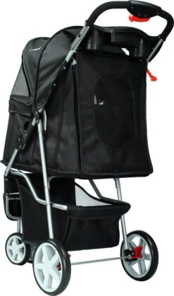 Cabino Inklapbare Hondenbuggy Lars - Zwart -Dieren Product Winkel 708x1200 3