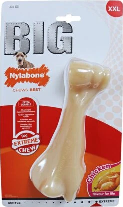 Nylabone Big Chew Kauwbot - Kipsmaak - Hond Zwaarder Dan 23 Kg -Dieren Product Winkel 714x1200 3