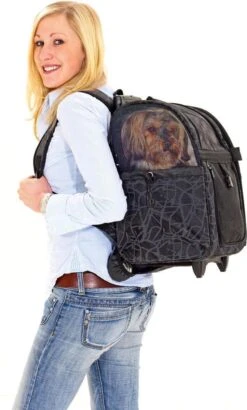 Flamingo - Hondenbuggy Smart City - Zwart - 32 X 29 X 52 Cm -Dieren Product Winkel 723x1200 4