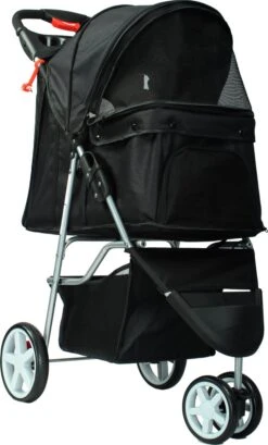 Cabino Inklapbare Hondenbuggy Lars - Zwart -Dieren Product Winkel 725x1200 3