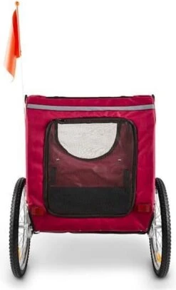 DURAMAXX King Rex Hondenfietskar Rijwielaanhanger - 250 Liter - Van Dieren Tot 40 Kg - 16" Luchtbanden - Staal -Dieren Product Winkel 728x1200 2