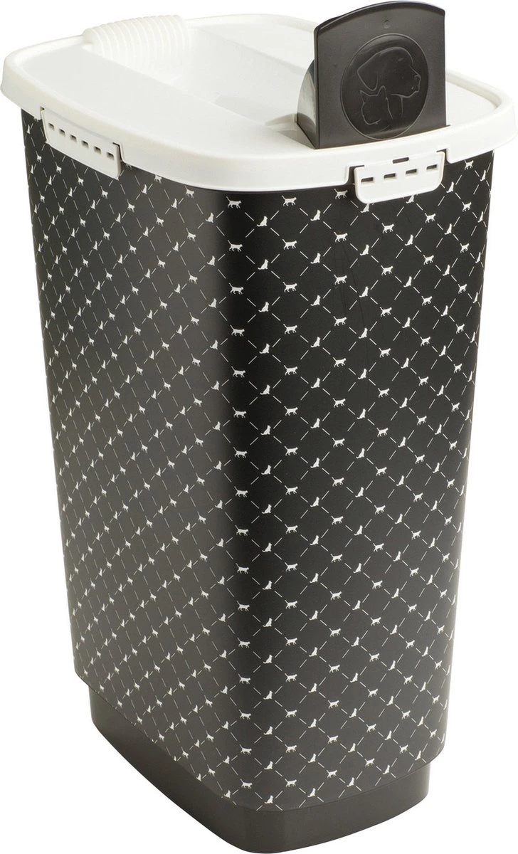 Rotho Voedselcontainer CODY - Voeropslag - 50l - Zwart 1 Rotho Voedselcontainer CODY - Voeropslag - 50l - Zwart