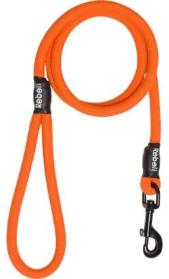 Rebel Petz - Sterke Gevlochten Hondenlijn Van Touw - Kleur: Oranje, Maat: Large -Dieren Product Winkel 730x1200 1