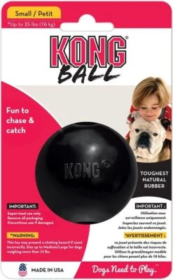 Kong Extreme Bal - Hondenspeelgoed - Zwart - S -Dieren Product Winkel 741x1200 3