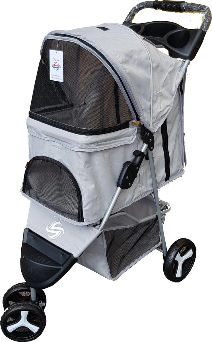 Honden Buggy , Honden Wandelwagen 2 Honden Buggy , Honden Wandelwagen - Afbeelding 2