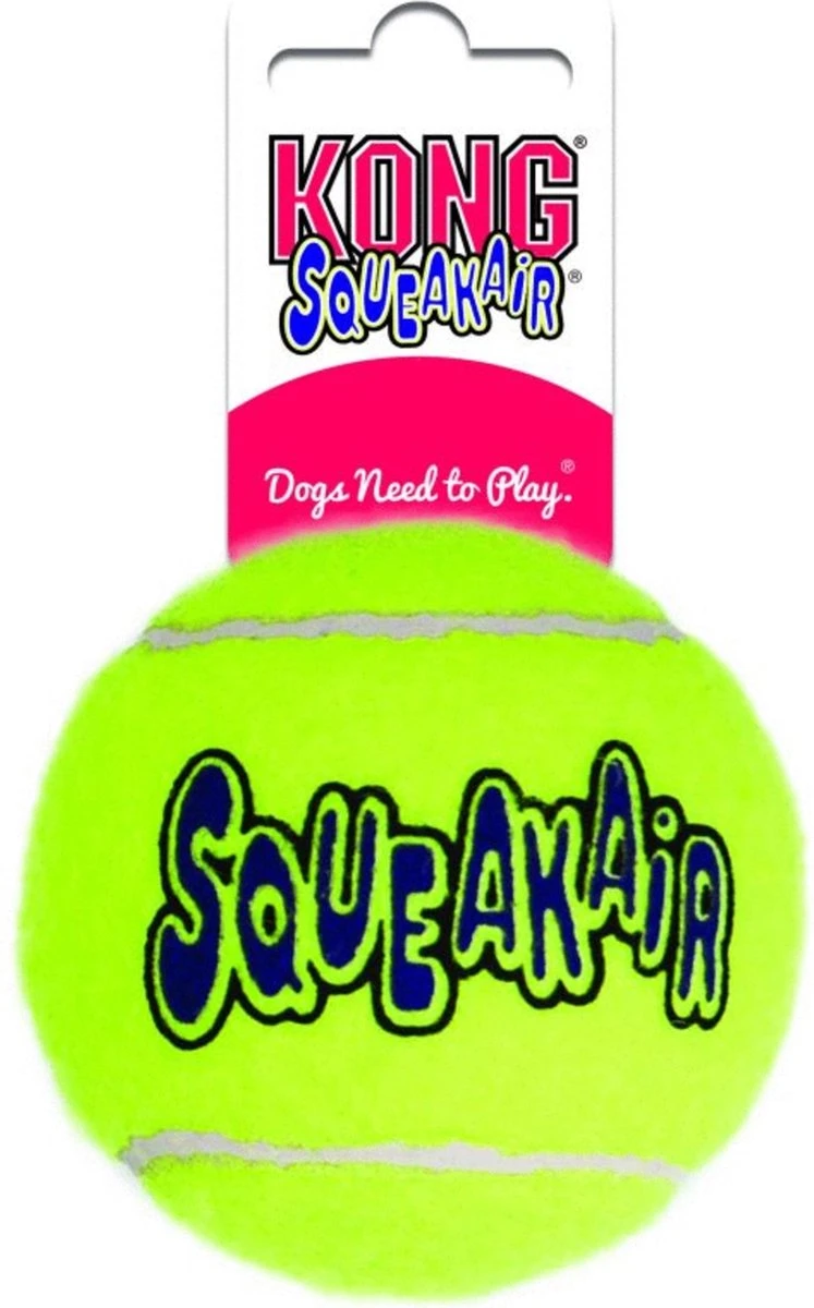 Kong Air Squacker Tennisbal - Hondenspeelgoed - Geel - M - Ø7,1 Cm 8 Kong Air Squacker Tennisbal - Hondenspeelgoed - Geel - M - Ø7,1 Cm - Afbeelding 8