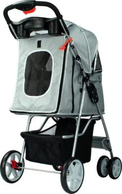 Cabino Inklapbare Hondenbuggy - Grijs 10 Cabino Inklapbare Hondenbuggy - Grijs -Dieren Product Winkel 754x1200 2