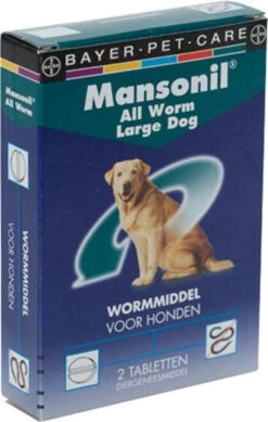 Mansonil All Worm Tasty Ontworming Tabletten Hond 2 Tabletten -Dieren Product Winkel 762x1200 1