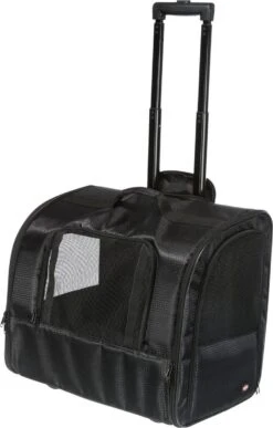 Trixie Reismand Trolley Elegance Zwart - 45X31X41 CM -Dieren Product Winkel 765x1200 1