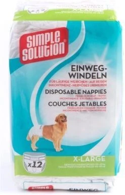 Simple Solution Wegwerp Honden Luier - SMALL 12 ST 38-48 CM -Dieren Product Winkel 768x1200 1