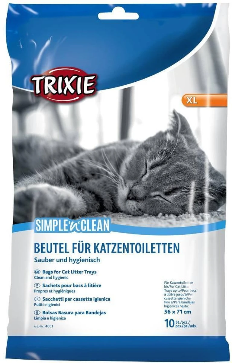 Trixie Kattenbakzak Simple'n'Clean L 10 Stuks 4 Trixie Kattenbakzak Simple'n'Clean L 10 Stuks - Afbeelding 4