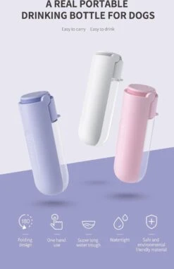 Vouwbare Honden Waterfles 420ml - Honden Fles Water - Honden Bidon - Honden Drinkfles - Paars 17 Vouwbare Honden Waterfles 420ml - Honden Fles Water - Honden Bidon - Honden Drinkfles - Paars -Dieren Product Winkel 775x1200 10