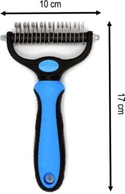 Merkloos 2 Zijdige Ondervacht Hondenkam - Hondenborstel Kortharig/Langharig - Kattenkam - Klittenkam Kat/Hond - Kattenborstel - 10 Cm. -Dieren Product Winkel 775x1200 4