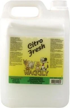 Waggly Citro Fresh Geurverwijderaar - 5 L -Dieren Product Winkel 782x1200 2