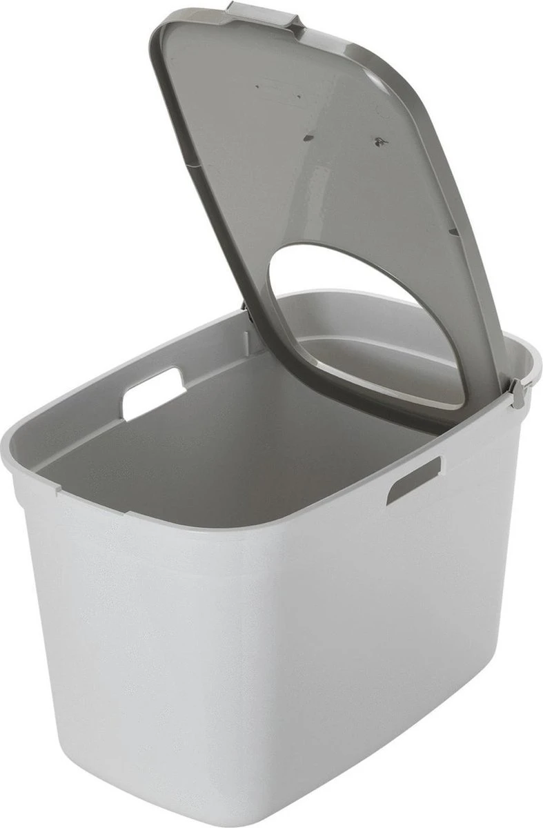 Moderna Top Cat Kattenbak - Wit/Grijs - 59 X 39 X 38 Cm 2 Moderna Top Cat Kattenbak - Wit/Grijs - 59 X 39 X 38 Cm - Afbeelding 2