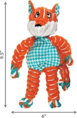 Kong Floppy Knots Vos 20,5x23,5x9 Cm -Dieren Product Winkel 788x1200 3