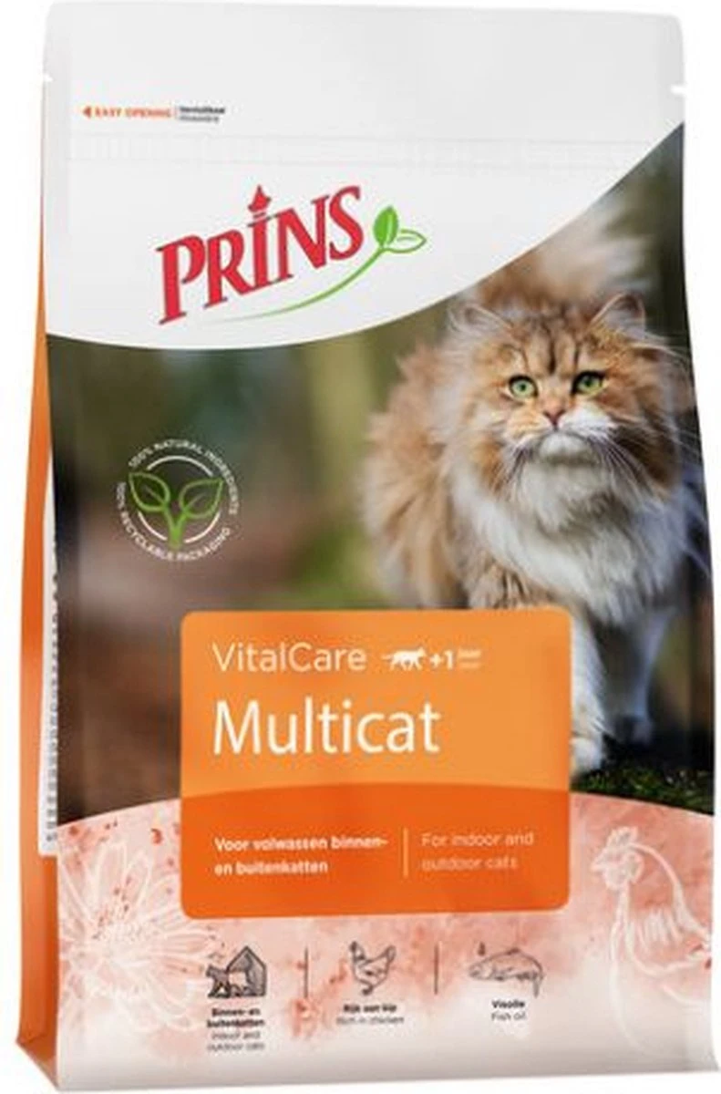 Prins VitalCare Multicat 4 Kg - Kat 9 Prins VitalCare Multicat 4 Kg - Kat - Afbeelding 9