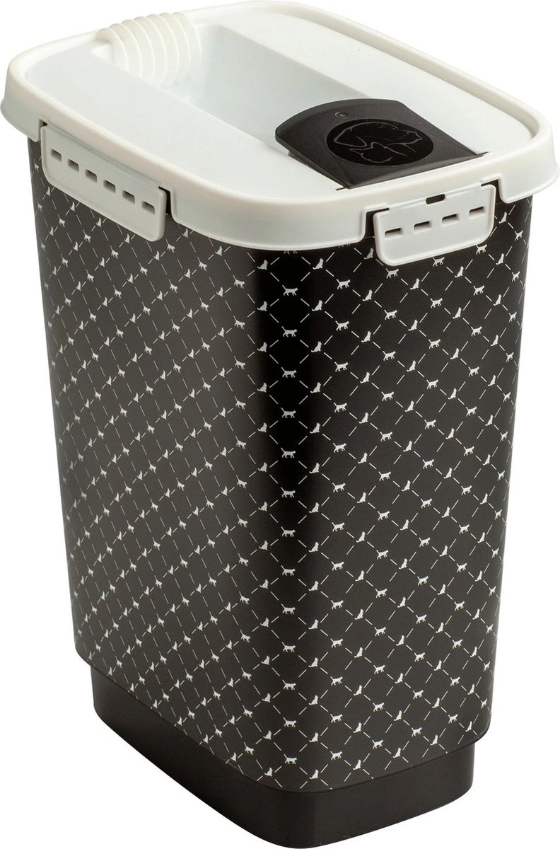 Rotho Voedselcontainer CODY - Voeropslag - 10l - Zwart 1 Rotho Voedselcontainer CODY - Voeropslag - 10l - Zwart