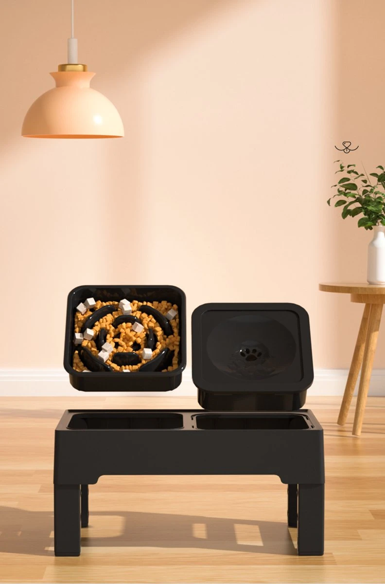 Voerbak Hond - Anti Schrokbak Hond - In Hoogte Verstelbaar - Hondenvoerbak - Voerbak Hond Met Standaard - Voerbak Dubbel - Drinkbak Hond - Honden - Kattenbak - Slow Feeder - Hond - Kat - Hondenmand - Hondenvoer - Kattenvoer - Zwart 1 Voerbak Hond - Anti Schrokbak Hond - In Hoogte Verstelbaar - Hondenvoerbak - Voerbak Hond Met Standaard - Voerbak Dubbel - Drinkbak Hond - Honden - Kattenbak - Slow Feeder - Hond - Kat - Hondenmand - Hondenvoer - Kattenvoer - Zwart