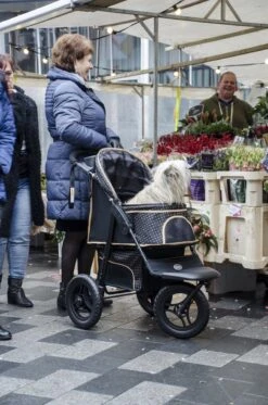 InnoPet Hondenbuggy - Adventure - Zwart/Goud - 94x58x103cm -Dieren Product Winkel 794x1200 4