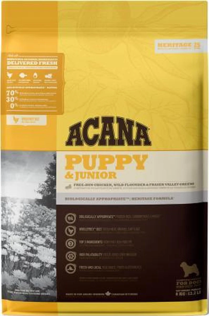 Acana Heritage Puppy Junior 13 Acana Heritage Puppy Junior - Afbeelding 13