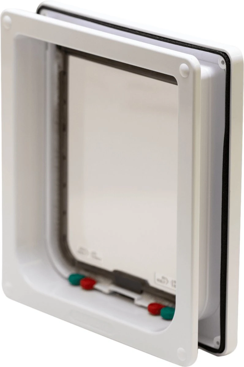 Cat Mate Kattendeur Groot Met Vierwegsluiting En Extra Vergrendeling - Wit 2 Cat Mate Kattendeur Groot Met Vierwegsluiting En Extra Vergrendeling - Wit - Afbeelding 2