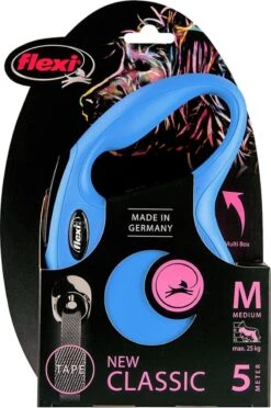 Flexi New Classic Tape - Hondenriem - Blauw - M - 5 M - (<25 Kg) -Dieren Product Winkel 797x1200 4