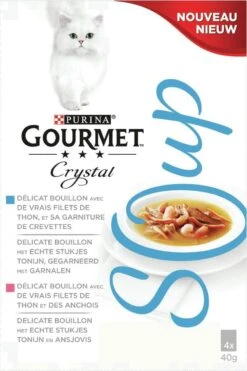 Gourmet Crystal Soup Pouch Multipack - Kattenvoer - Tonijn 4x40 G -Dieren Product Winkel 798x1200 1