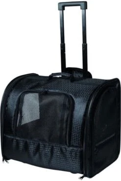 Trixie Reismand Trolley Elegance Zwart - 45X31X41 CM -Dieren Product Winkel 800x1200 43