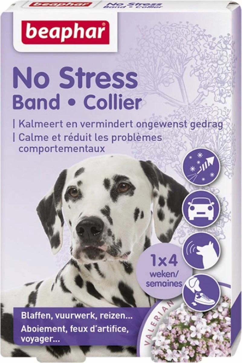 Beaphar No Stress Band Hond - Anti Stressmiddel 1 Beaphar No Stress Band Hond - Anti Stressmiddel