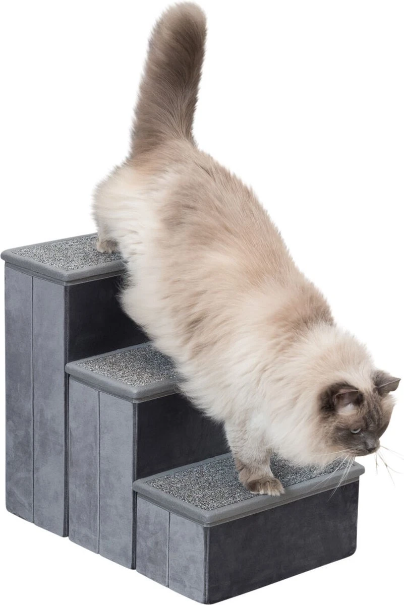 Trixie Trap Met Opbergruimte Grijs 34x50x45 Cm 13 Trixie Trap Met Opbergruimte Grijs 34x50x45 Cm - Afbeelding 13