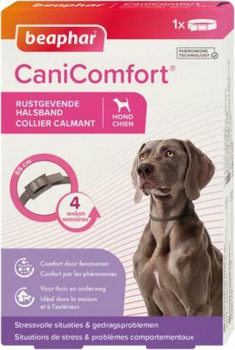 Beaphar CaniComfort Rustgevende Halsband Hond 2 Beaphar CaniComfort Rustgevende Halsband Hond - Afbeelding 2