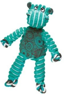 Kong Floppy Knots - M/L - Nijlpaard - Hondenspeelgoed - Groen/ Blauw - 36 X 19 X 8 Cm -Dieren Product Winkel 812x1200 5