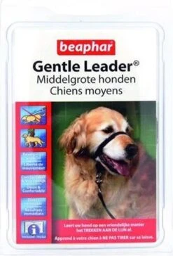 Beaphar Gentle Leader - Zwart - 54 Cm - Grote Honden -Dieren Product Winkel 815x1200 1