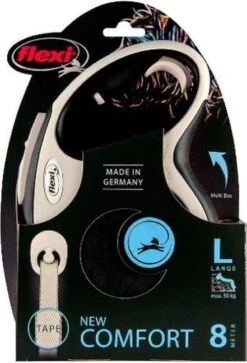 Flexi New Comfort Hondenriem - Grijs - L - 8 M -Dieren Product Winkel 816x1200 1