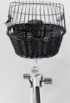 Trixie Wilgen Fietsmand Voorop Zwart Met Kussen En Kap - 50X41X35 CM -Dieren Product Winkel 821x1200 3