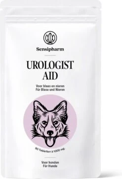 Sensipharm Urologist Aid Hond - Bij Blaasontsteking, Blaasgruis, Struviet, Oxalaat & Nierstenen - Voedingssupplement - 90 Tabletten à 1000 Mg
