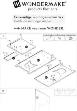 WONDERMAKE® Grote Kattenkast Houten Voor Kattenbak Kattentoilet, XL-kattenbak Dressoir Kastje Met Schuiflade, Designer Kattenhuis Met Kattenhol Kattenbakkast, Kasten Kast Voor Katten Binnen Hoog, 51 X 46 X 96 Cm, Wit -Dieren Product Winkel 827x1200 3