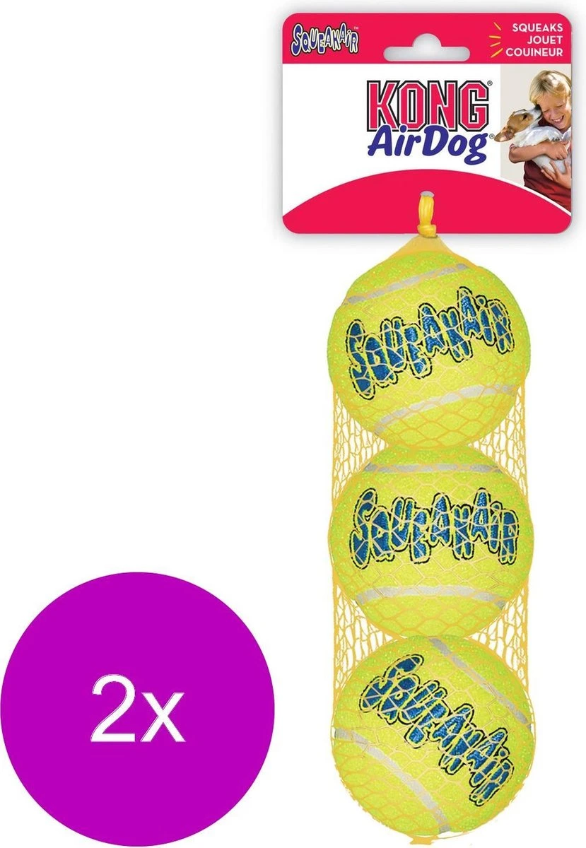Kong Air Tennisbal Extra Small - 2 St à 3 St 2 Kong Air Tennisbal Extra Small - 2 St à 3 St - Afbeelding 2