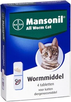 Mansonil All Worm Cat Ontworming - Kat - 4 Tabletten 19 Mansonil All Worm Cat Ontworming - Kat - 4 Tabletten -Dieren Product Winkel 830x1200 2