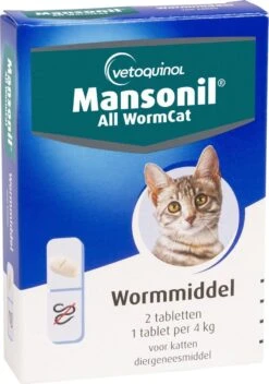 Mansonil All Worm Cat Ontworming - Kat - 2 Tabletten 13 Mansonil All Worm Cat Ontworming - Kat - 2 Tabletten -Dieren Product Winkel 841x1200 2