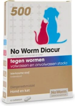 No Worm Diacur 500 Ontworming Hond En Kat 10 Tabletten -Dieren Product Winkel 847x1200 1